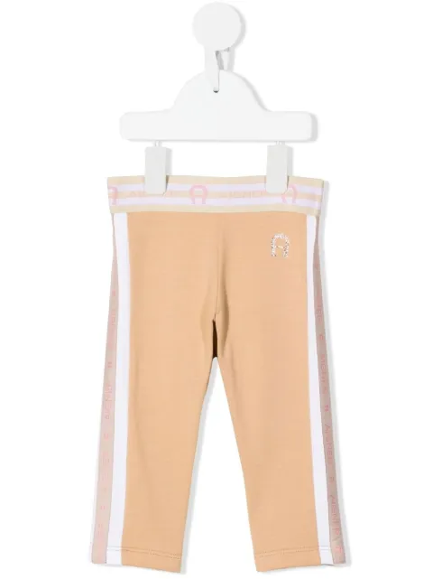 Aigner Kids ليغينغ بشريط شعار الماركة