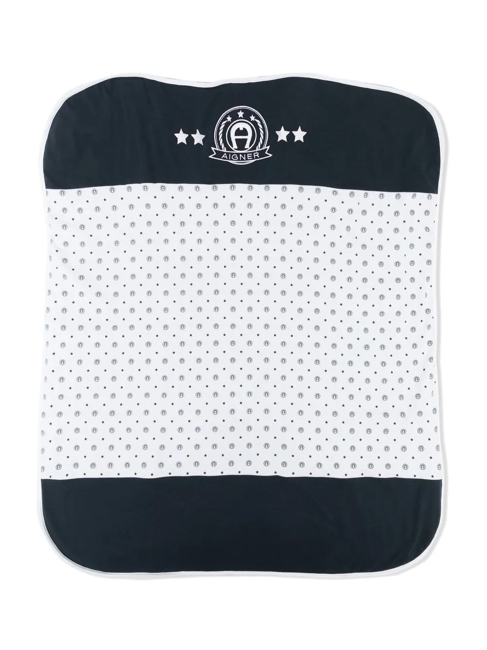 

Aigner Kids embroidered-logo blanket - Blue