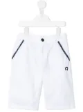 Aigner Kids straight-leg shorts - White