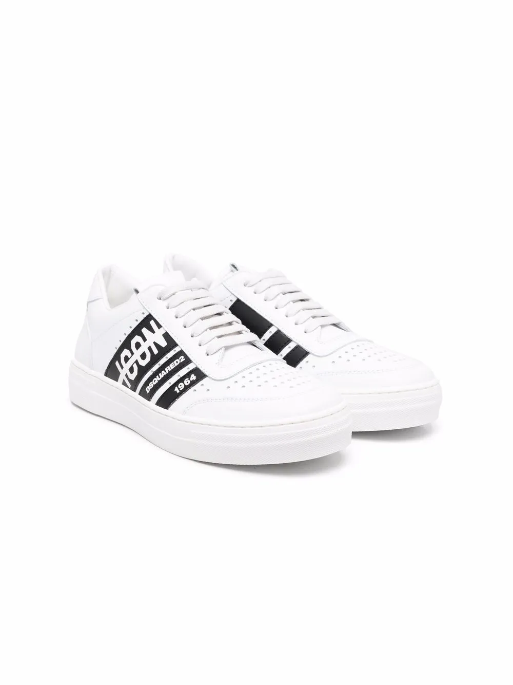 

Dsquared2 Kids tenis con logo estampado - Blanco