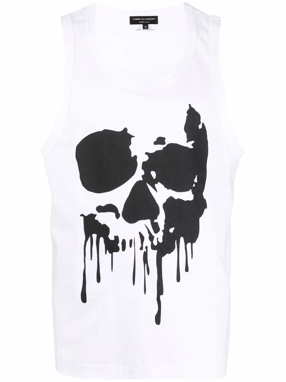 Comme Des Garçons Homme Plus топ с принтом