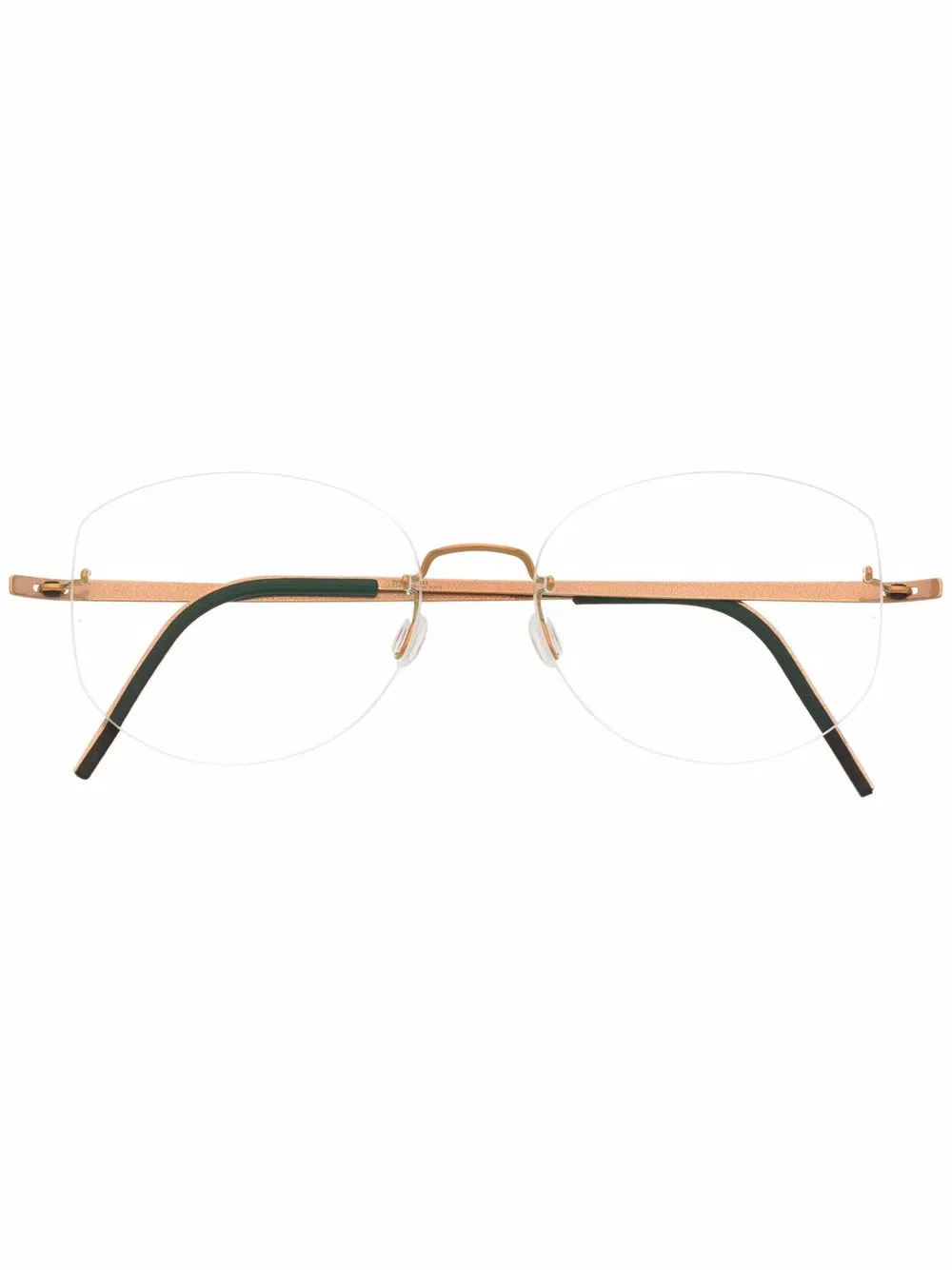 

Lindberg round-frame glasses - Gold