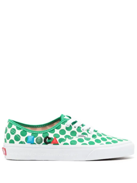 Vans x MOCA Authentic polka-dot cotton sneakers