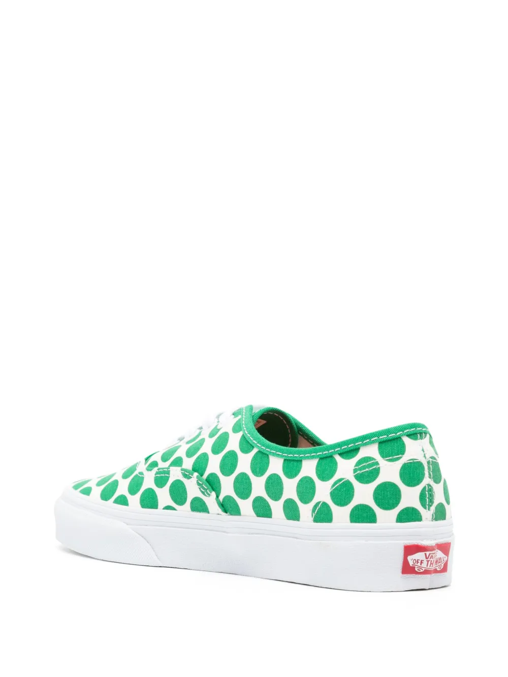 Vans x MOCA Authentic polka-dot cotton sneakers Green
