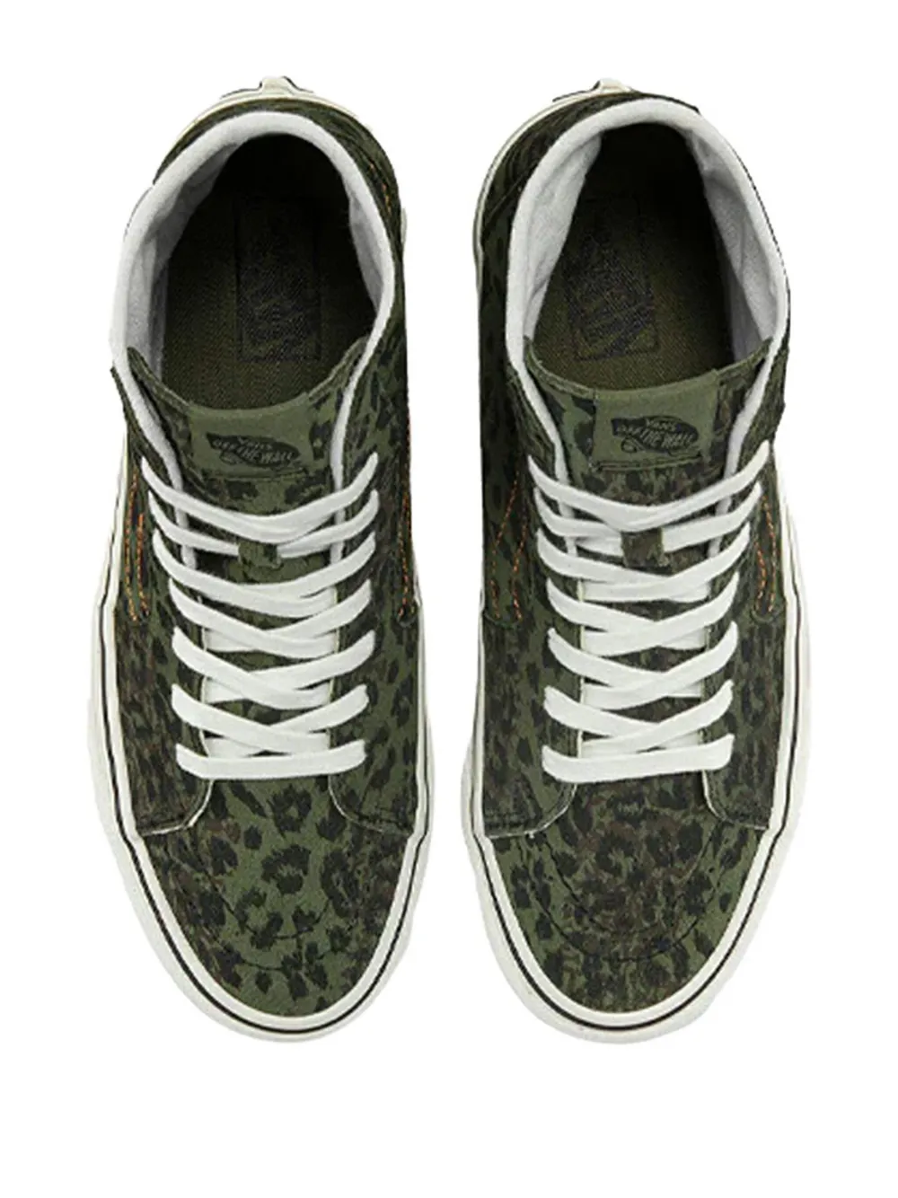 Vans Sk8-Hi Tapered leopard-print sneakers Green