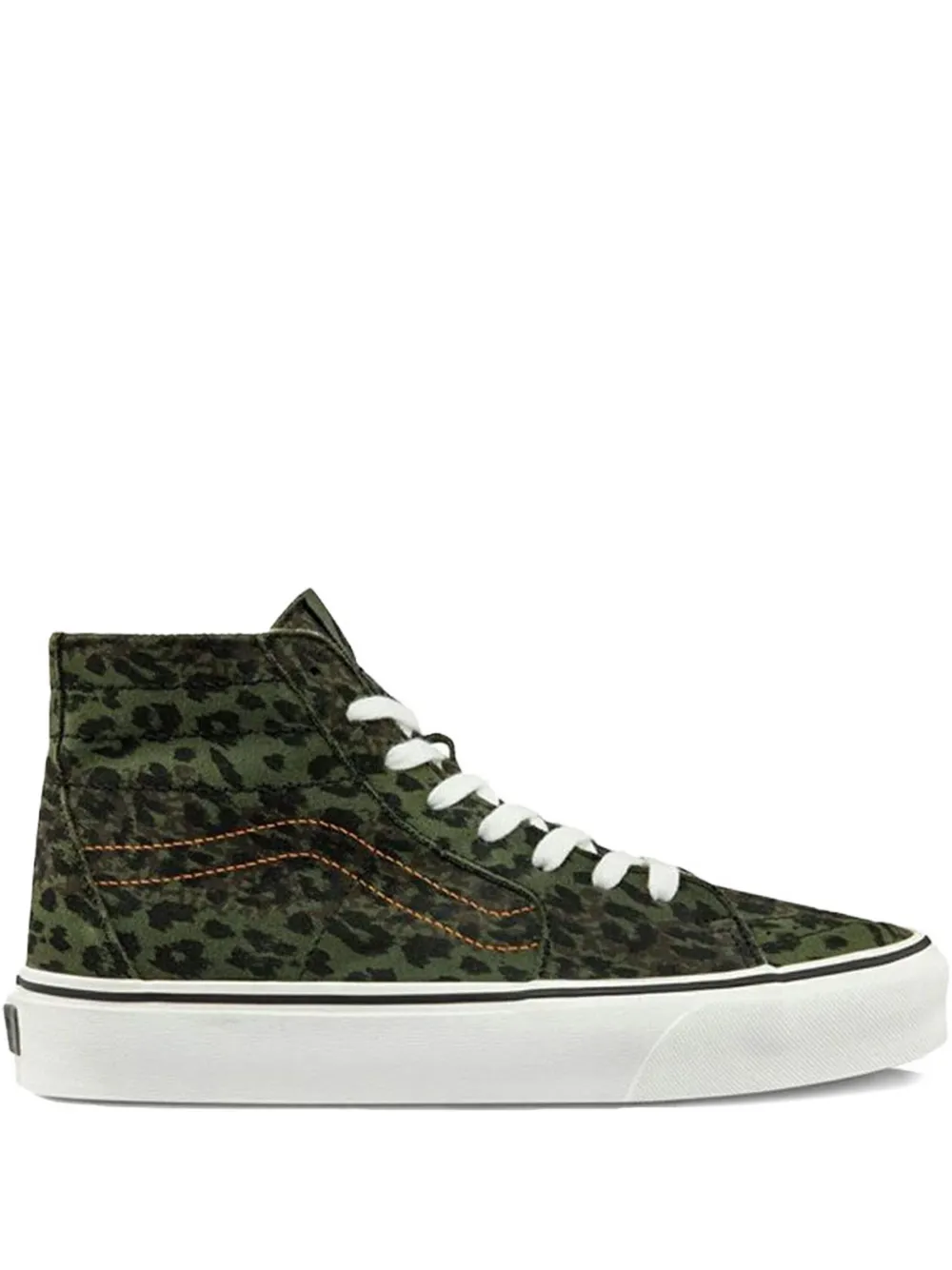 Vans Sk8-Hi Tapered leopard-print sneakers Green