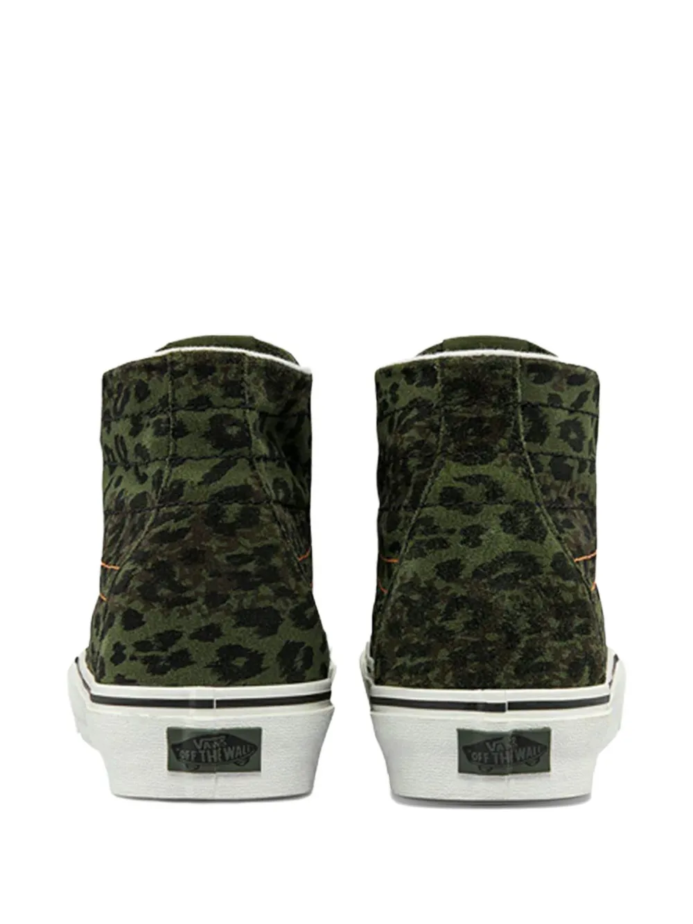 Vans Sk8-Hi Tapered leopard-print sneakers Green