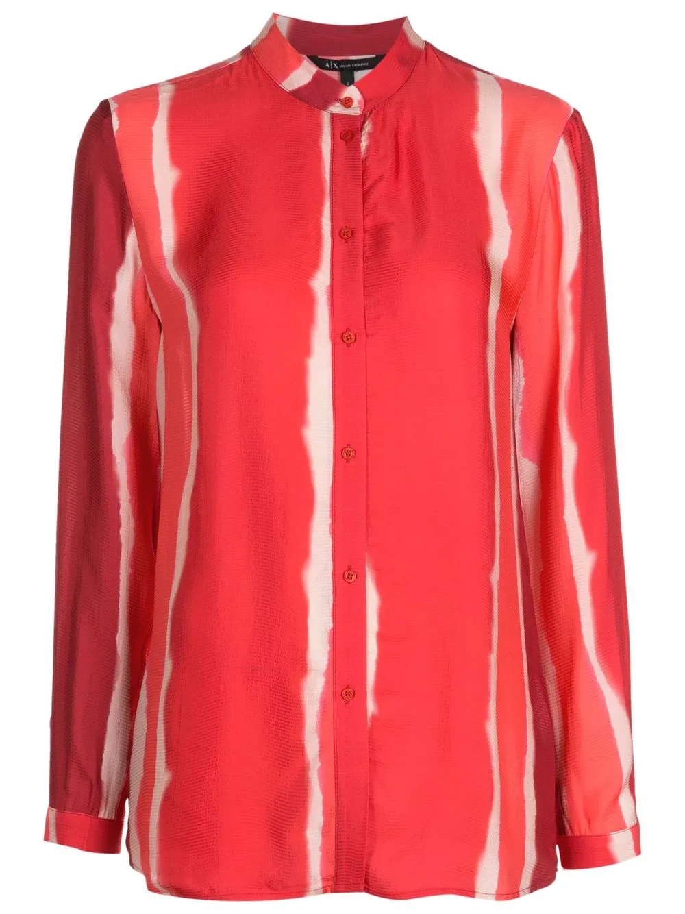 

Armani Exchange camisa con estampado abstracto - Rojo