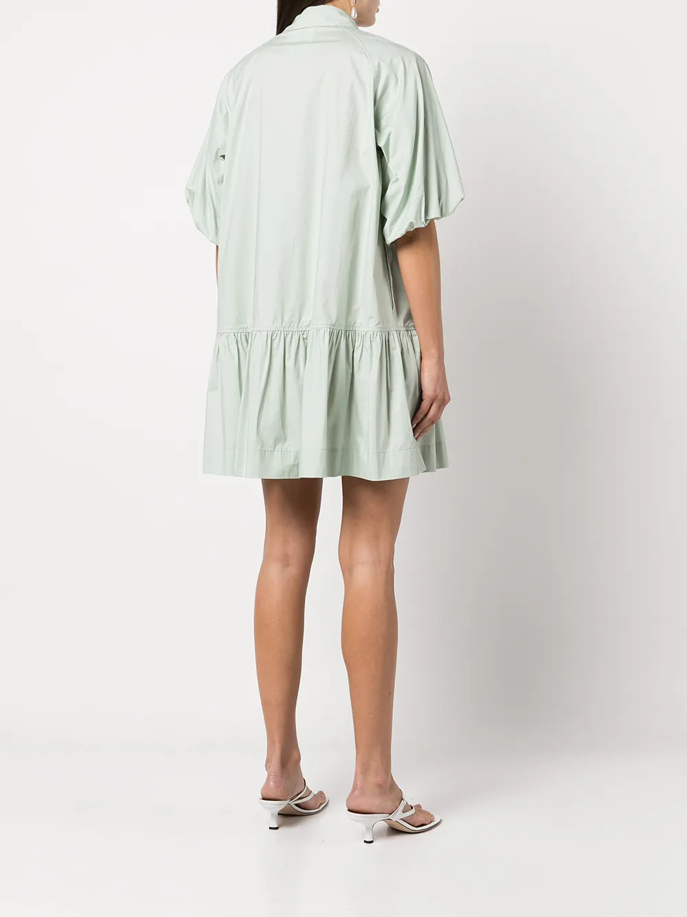 JONATHAN SIMKHAI STANDARD CRISSY POPLIN SMOCK DRESS