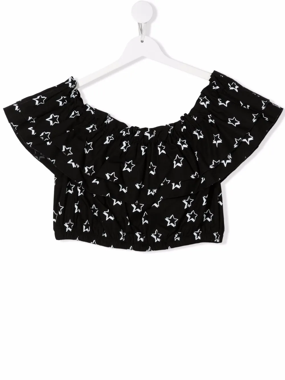 

Monnalisa blusa con estrellas estampadas - Negro