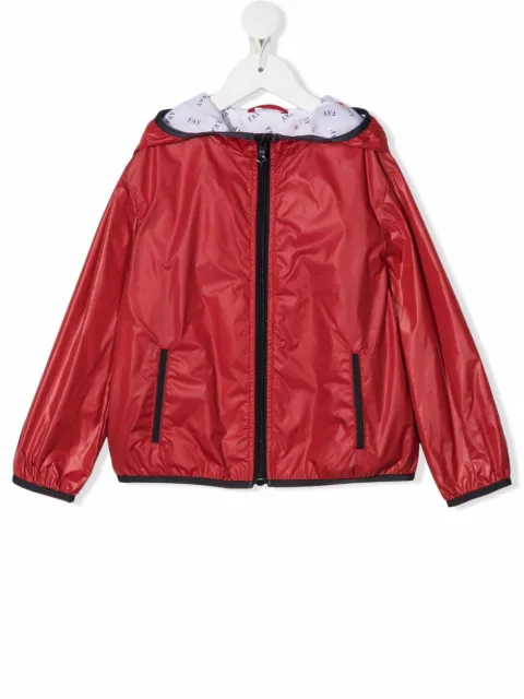 Fay Kids - contrasting-trim detail jacket