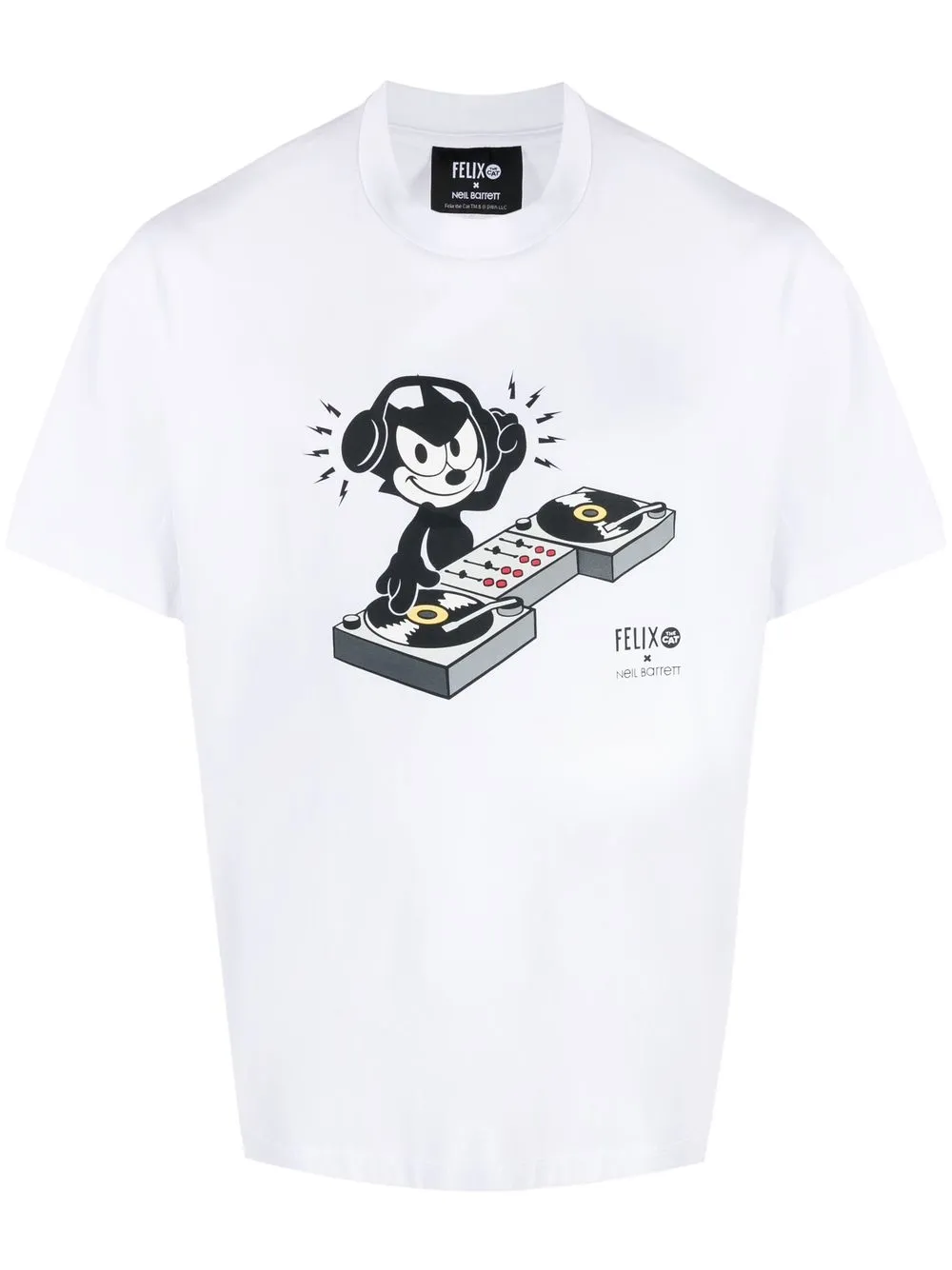 

Neil Barrett playera Felix The Cat - Blanco