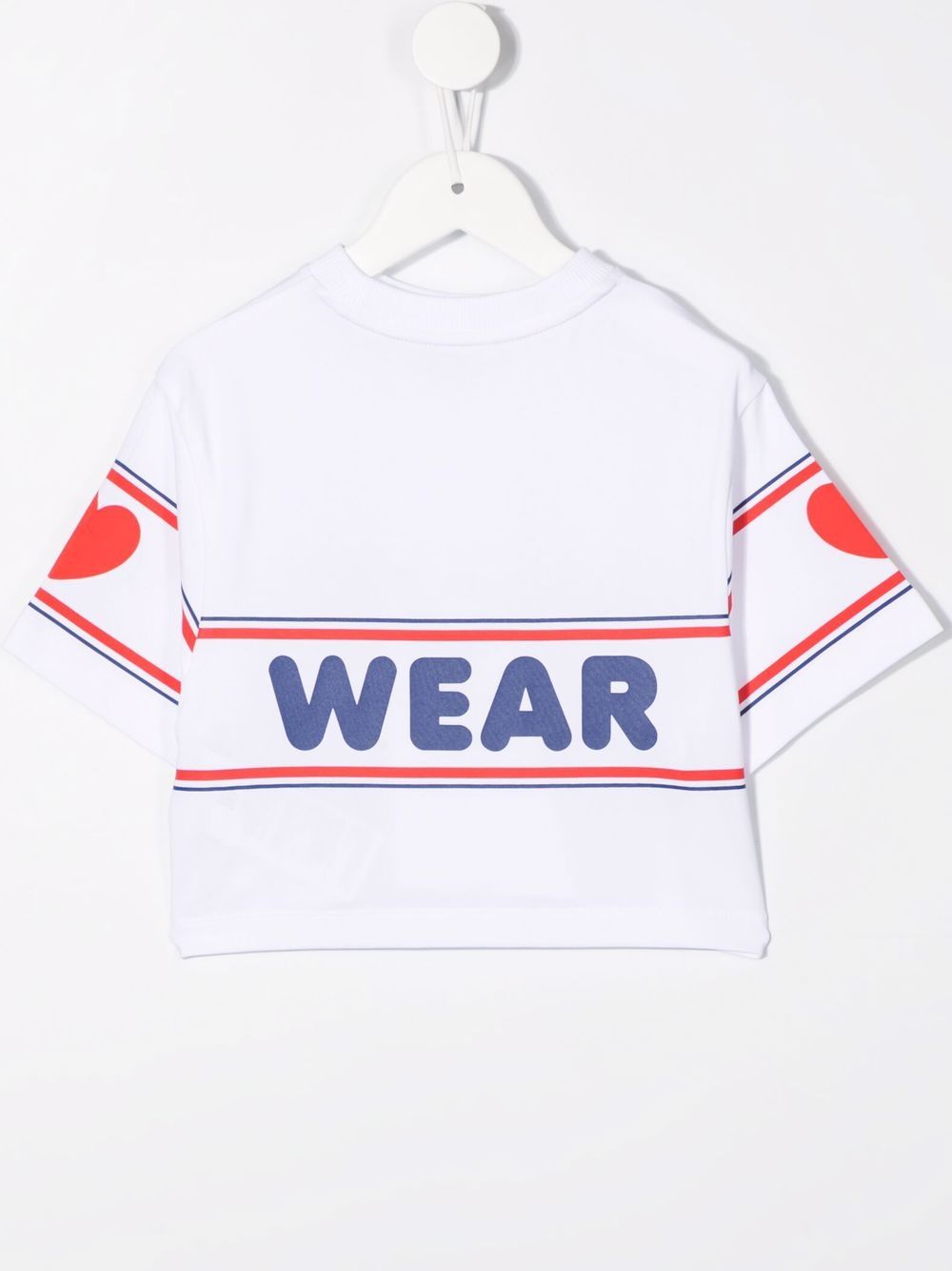 Gcds Kids Top met logoprint - Wit