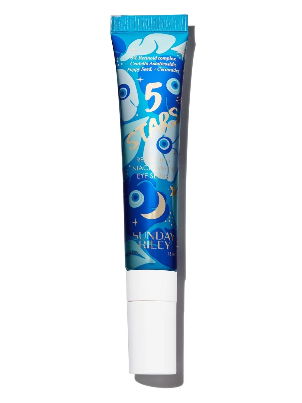 Sunday Riley 5 Stars Retinoid And Niacinamide Eye Cream 15ml-no Color In White