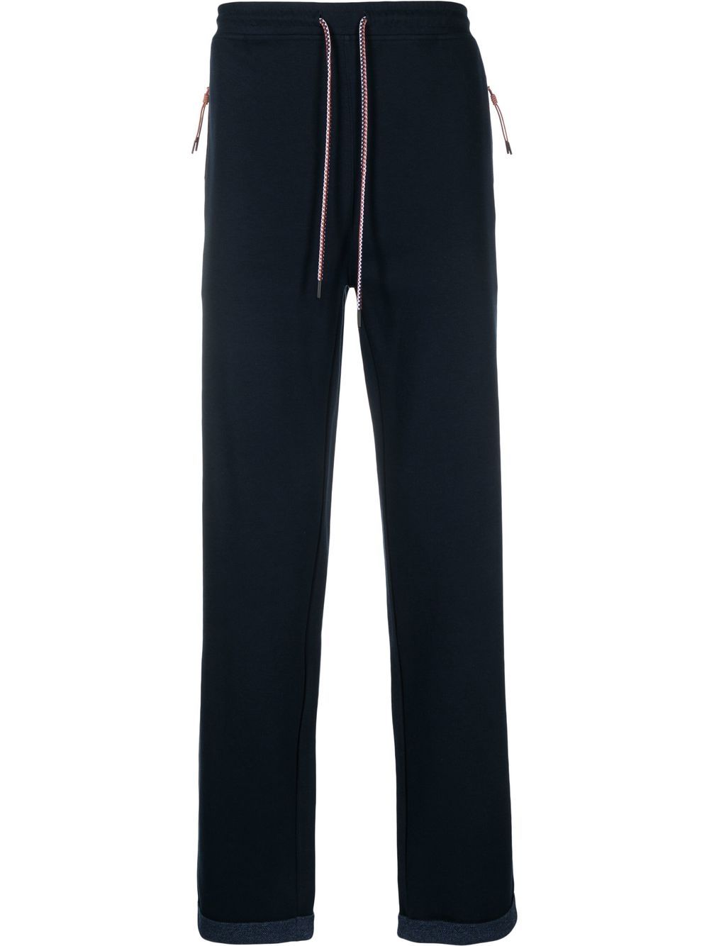 Corneliani Drawstring-fastening Waist Trousers In Blue