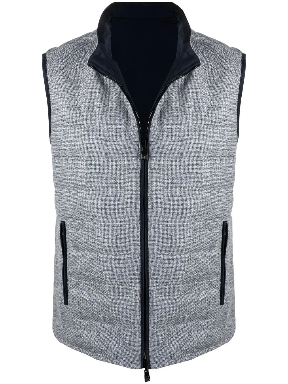 

Corneliani reversible zip-fastening gilet - Blue