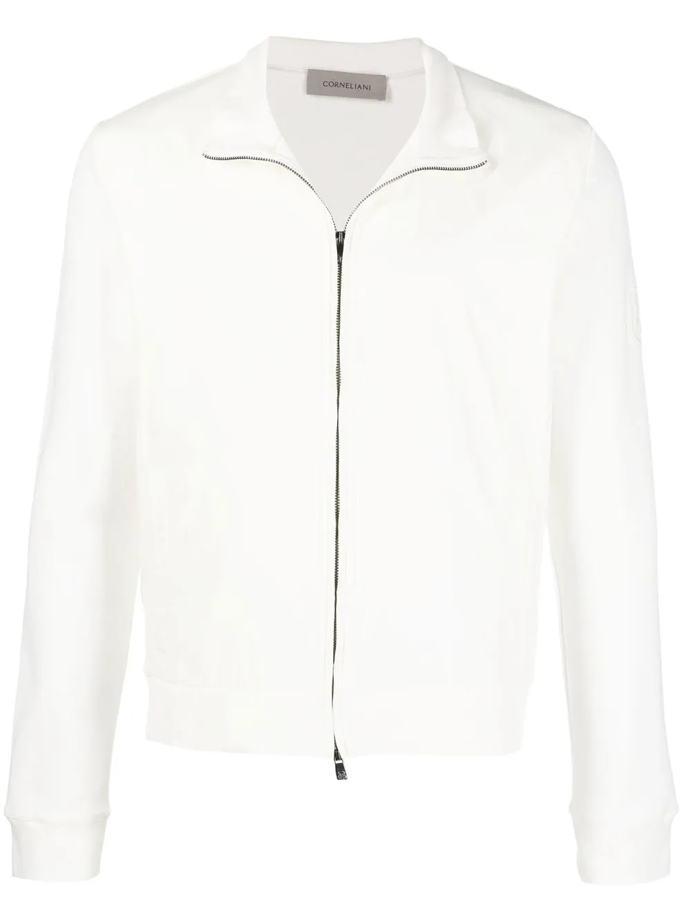 

Corneliani zipped-up fastening jacket - White