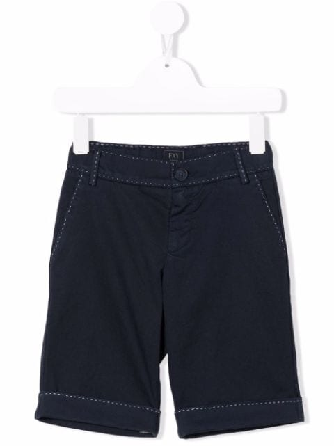 Fay Kids mid-rise bermuda shorts