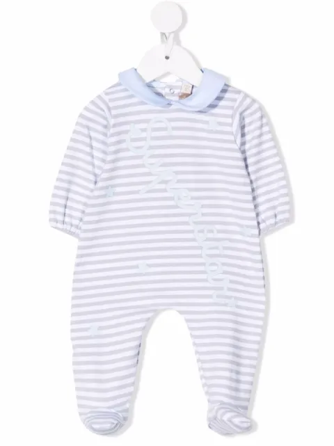 La Stupenderia logo-print pajama