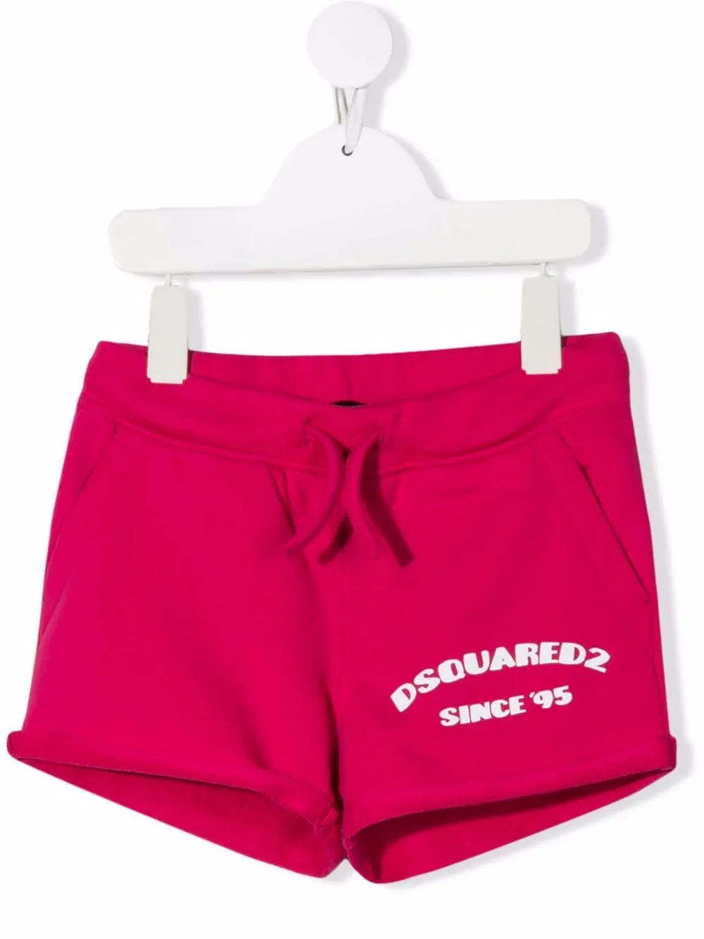 

Dsquared2 Kids shorts con logo estampado - Rosado