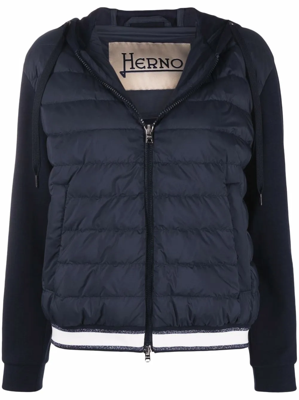 

Herno zip-front padded jacket - Blue