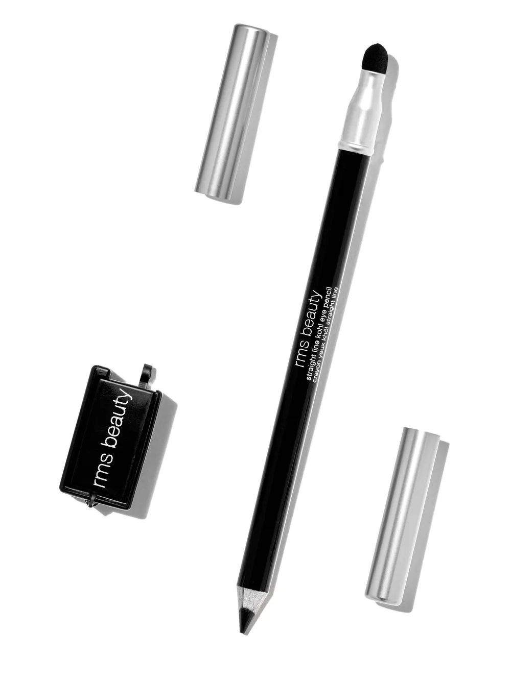 RMS Beauty Straight Line Kohl oogpotlood met puntenslijper - Zwart