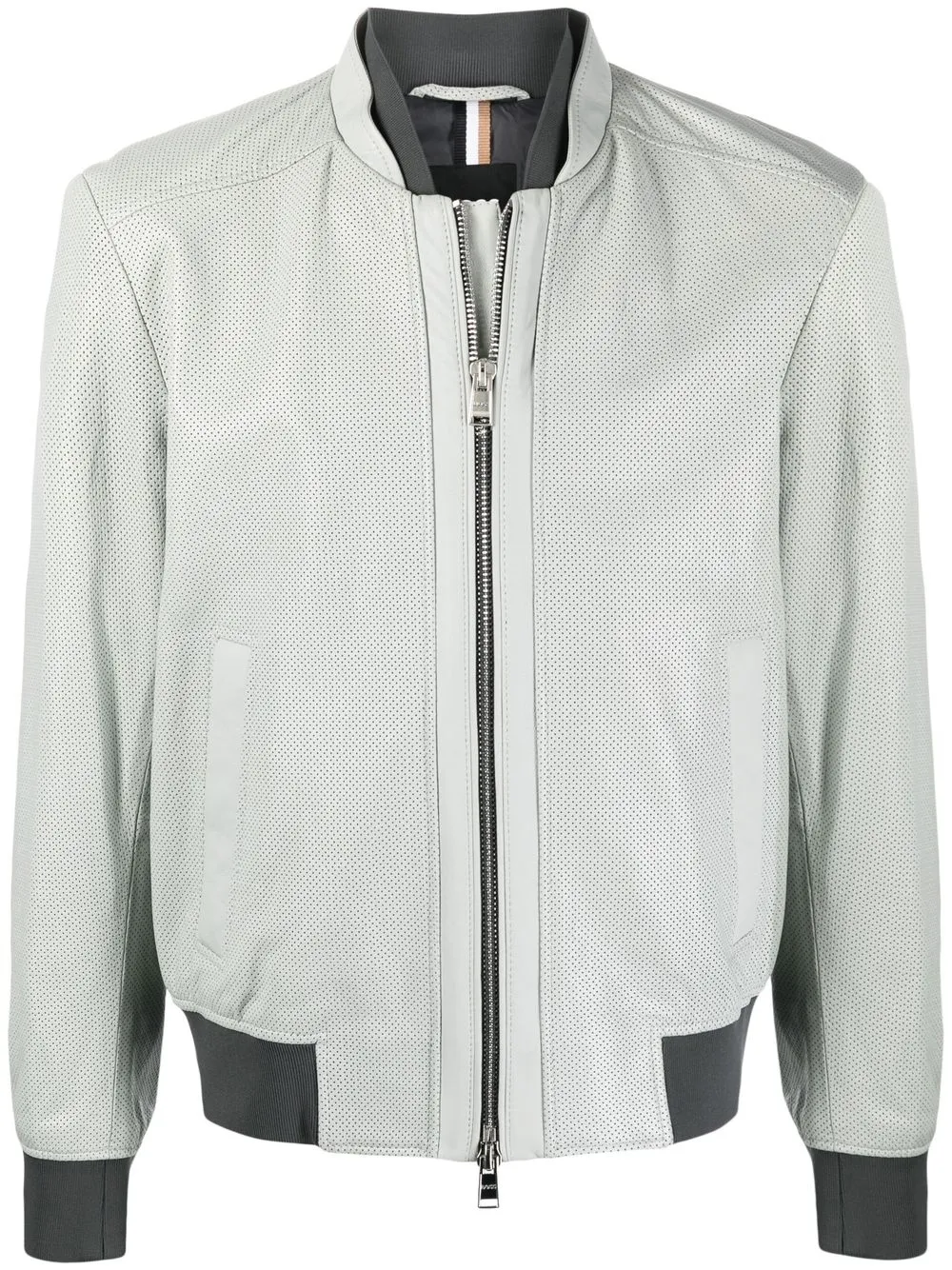 Hugo boss deals perforated leather jacket