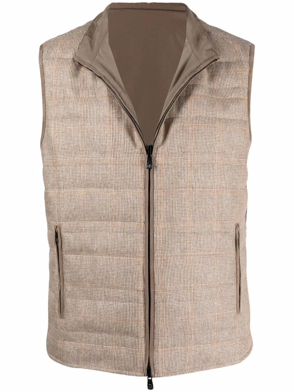 

Corneliani reversible zip-fastening gilet - Brown