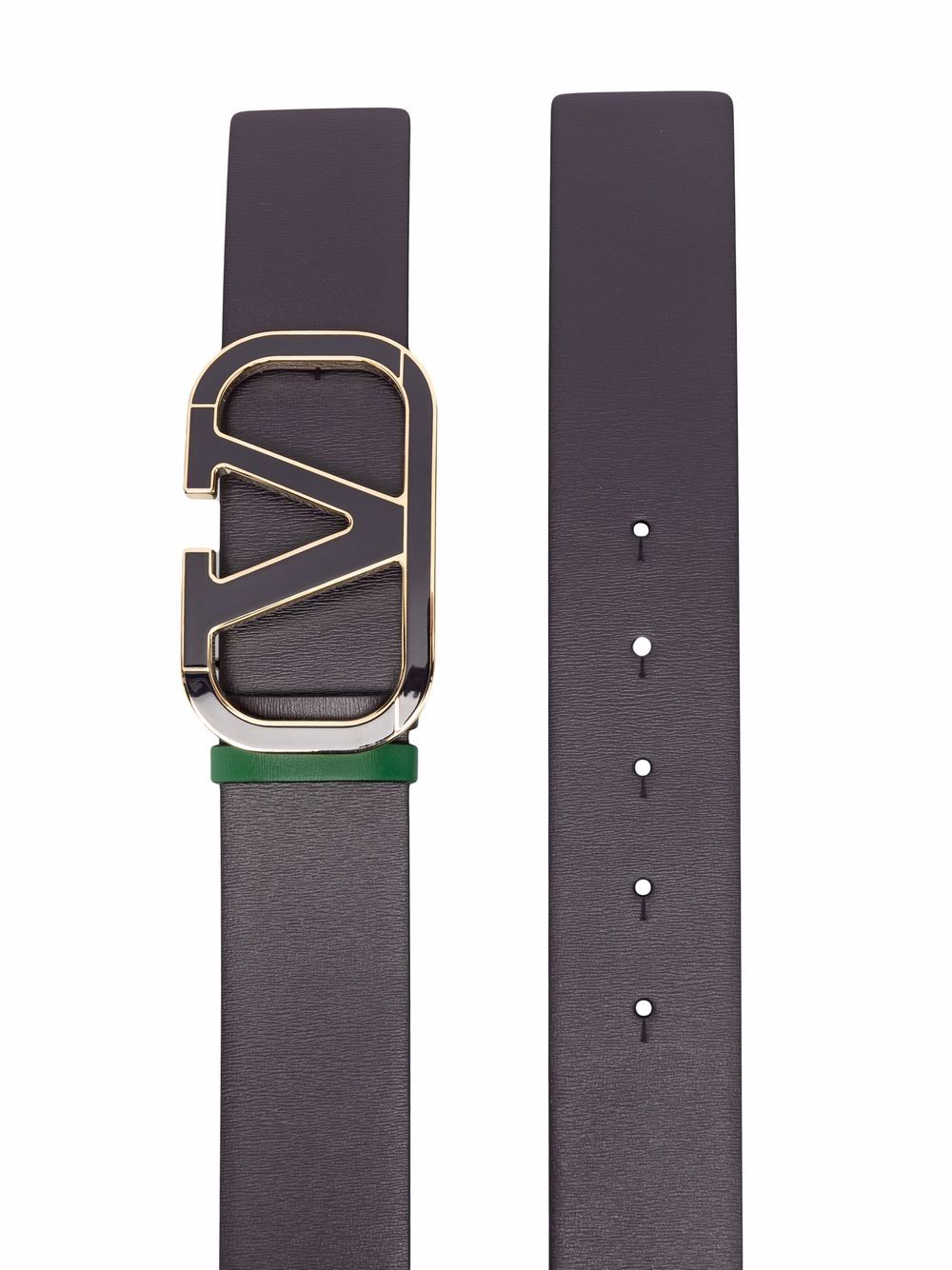 Valentino Garavani logo-plaque buckle-fastening Belt - Farfetch