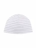 La Stupenderia stripe-print beanie - Grey