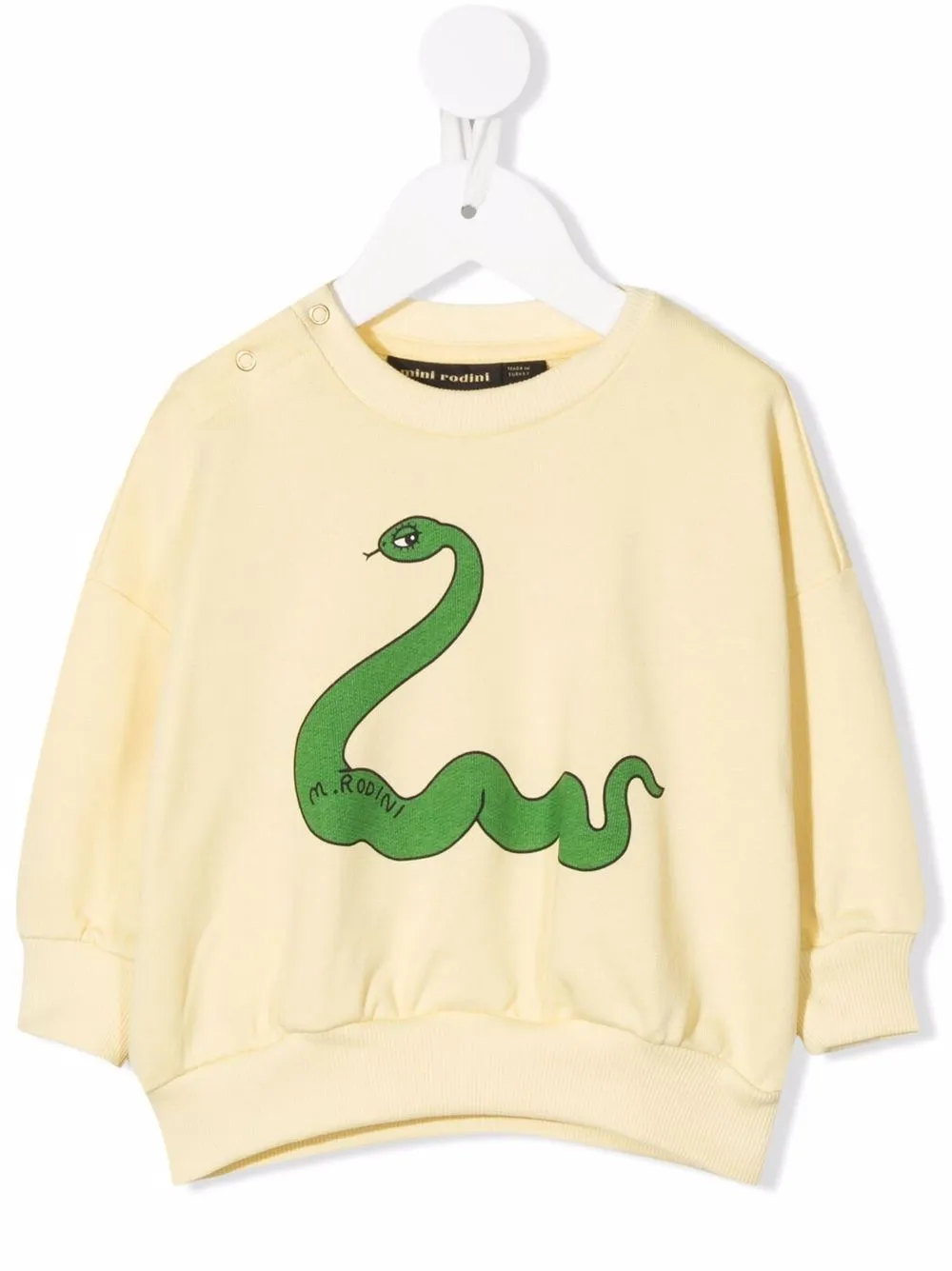 

Mini Rodini snake-print sweatshirt - Yellow