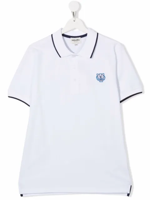 Kenzo Kids قميص بولو بشارة شعار الماركة