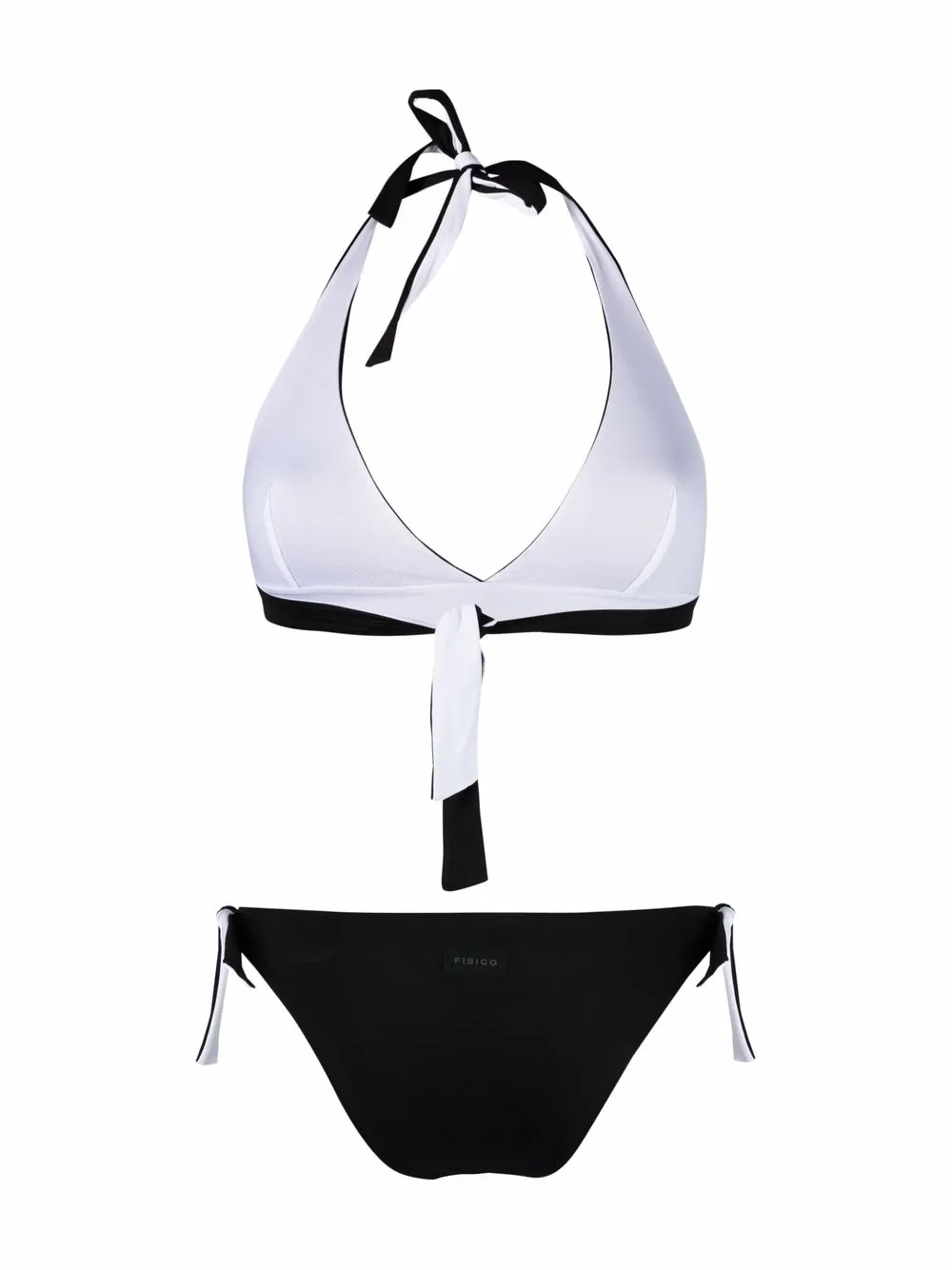 Fisico Tweekleurige bikini - Zwart