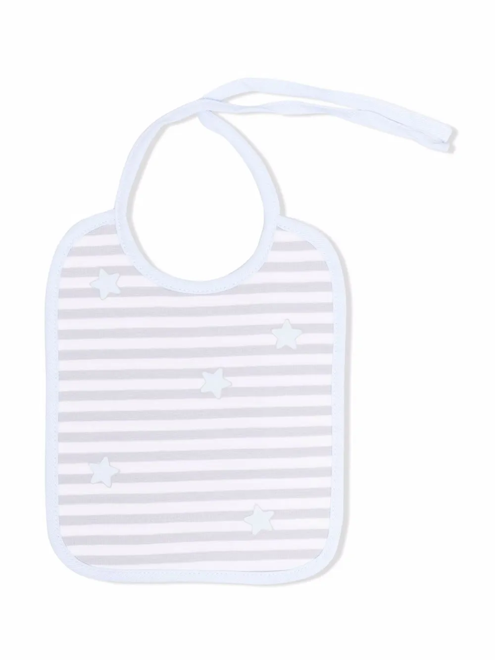 

La Stupenderia striped-pattern bib - Grey