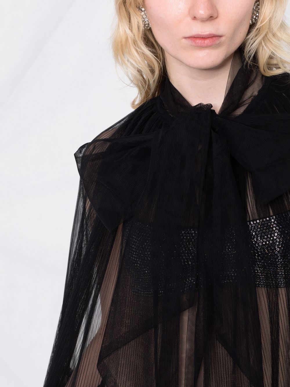 фото Act n°1 sheer ruffled cape