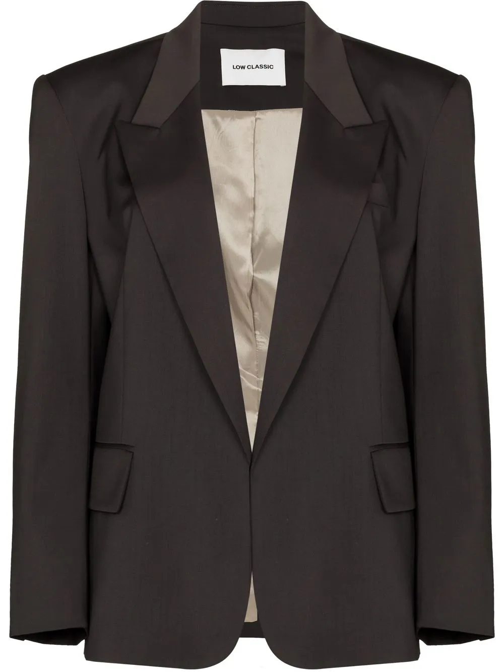 Low Classic New Classic single-breasted blazer - Grey