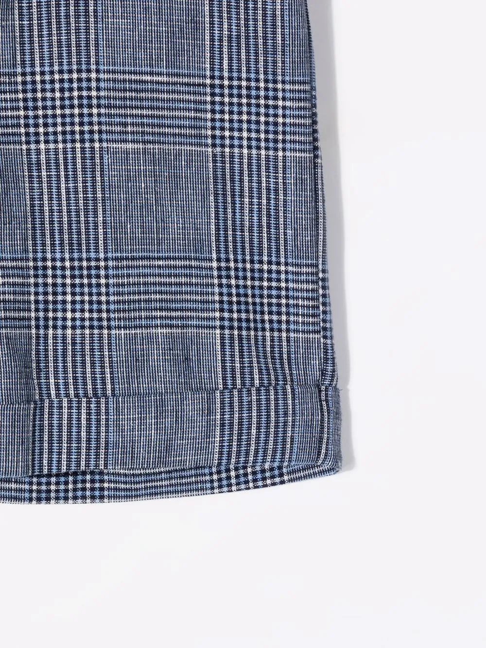  La Stupenderia Karierte Bermudas   Blau 