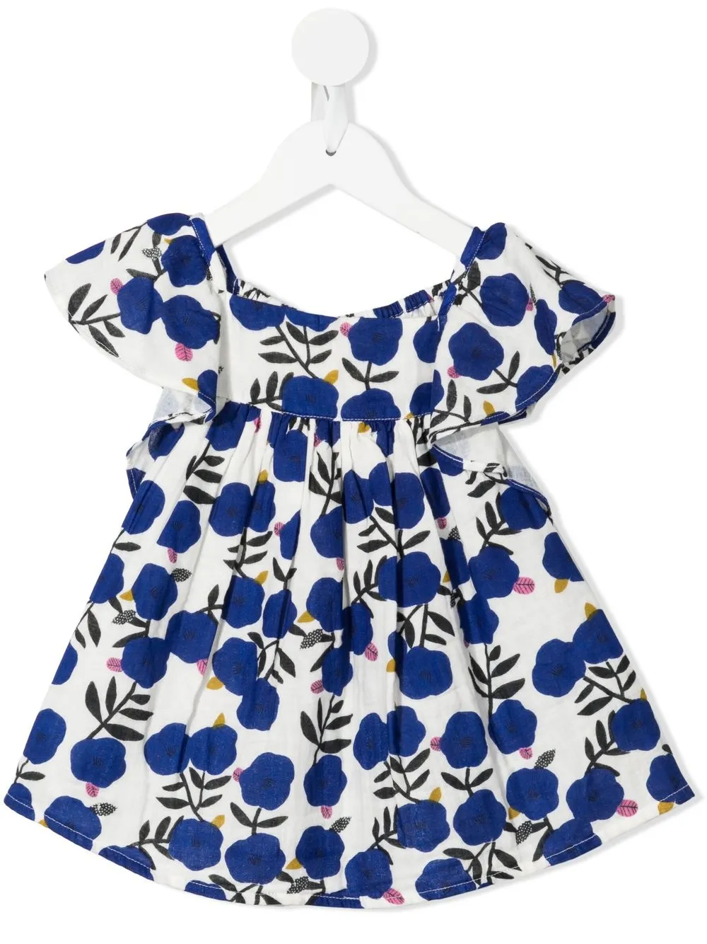 

Bonton all-over floral-print blouse - Blue