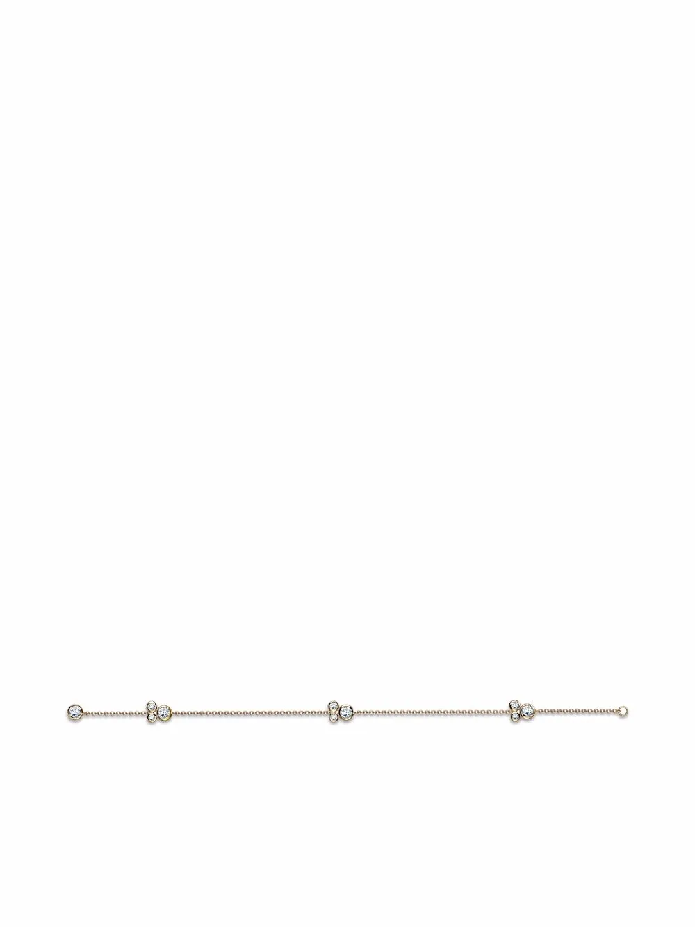 

Pragnell 18kt rose gold Bubbles diamond chain bracelet - Pink