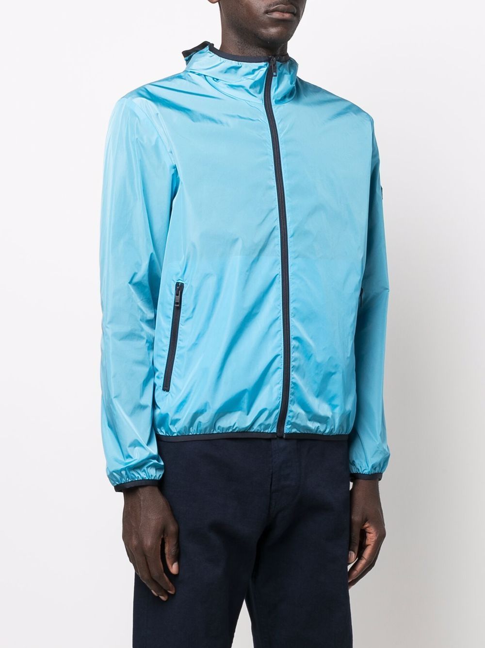 Fay sleeve-logo Hooded Windbreaker - Farfetch