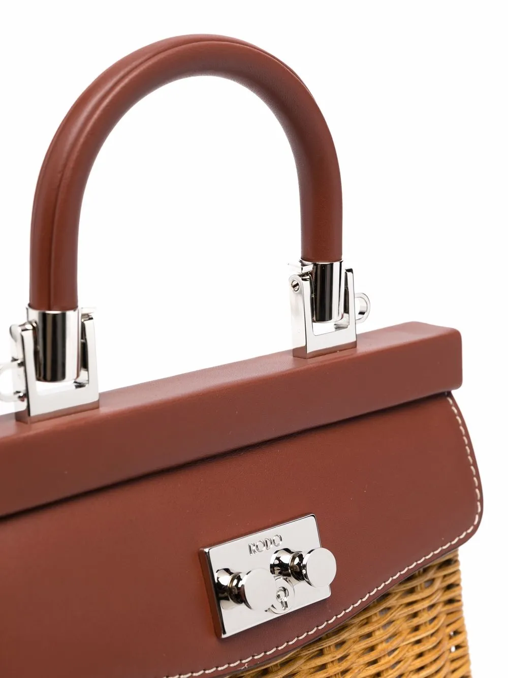 Rodo Small Paris Straw Tote Bag Farfetch