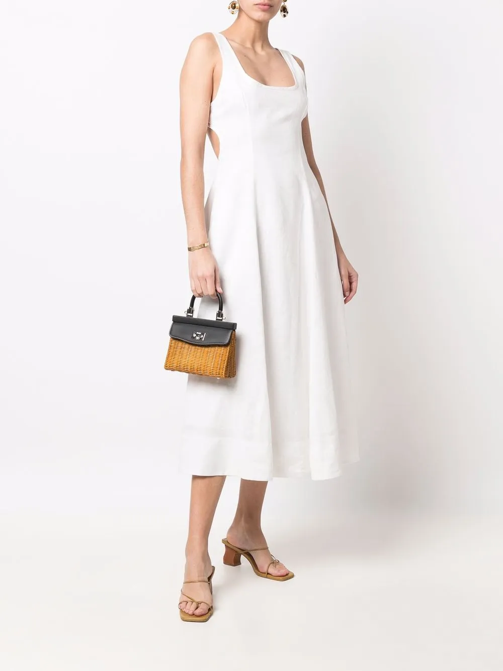 Rodo Small Paris Straw Tote Bag Farfetch