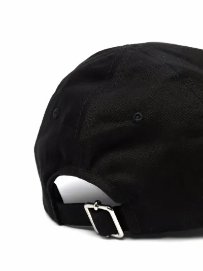 Off-White Embroidered Logo Baseball Cap - Black