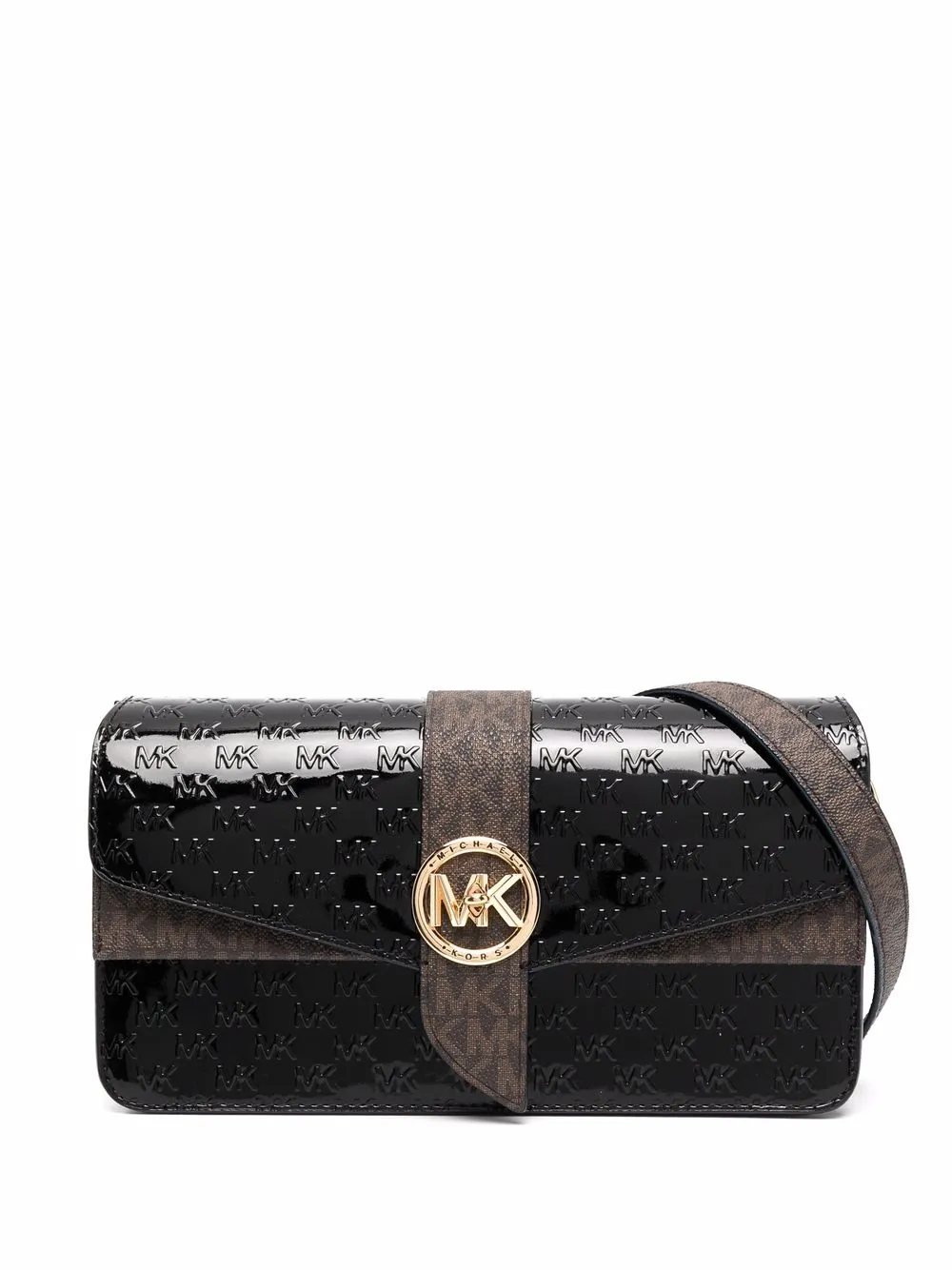 Michael Michael Kors Embossedlogo Shoulder Bag In Black ModeSens