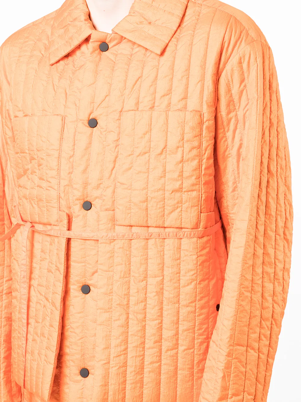 Craig Green Quilted tie-waist Panelled Worker Jacket - Farfetch