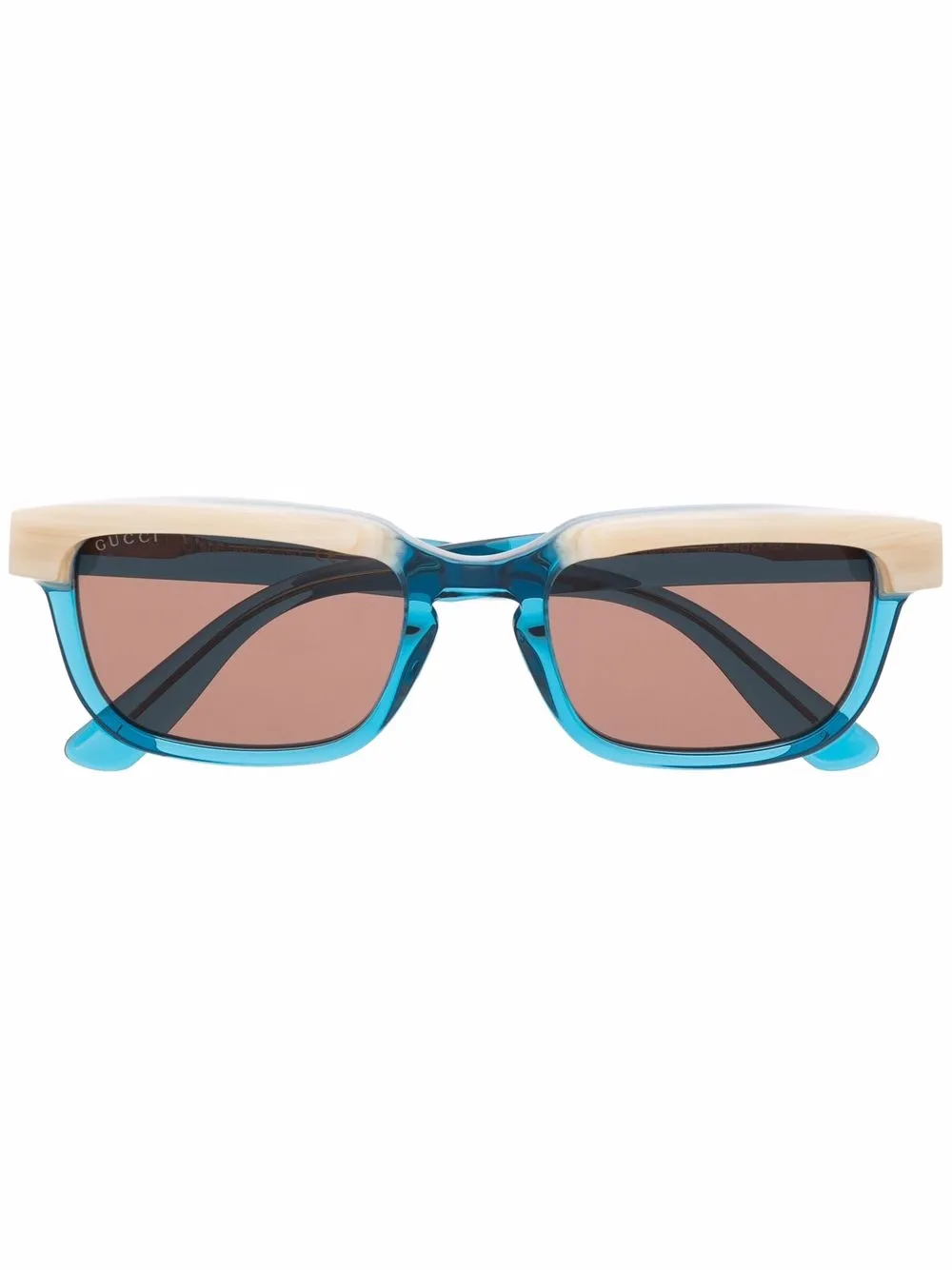 

Gucci Eyewear lentes de sol con armazón wayfarer - Azul