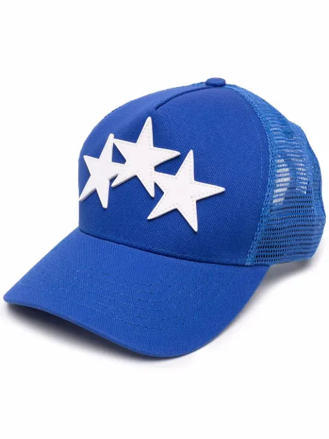 Shop AMIRI Three star trucker hat with 