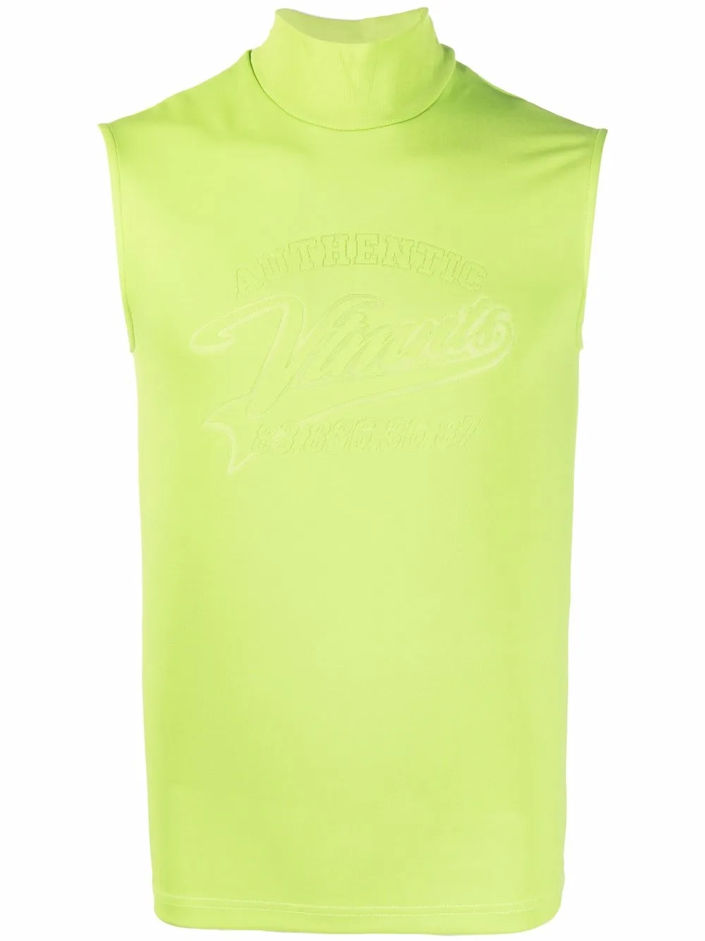 

VTMNTS top sin mangas con cuello vuelto - Verde