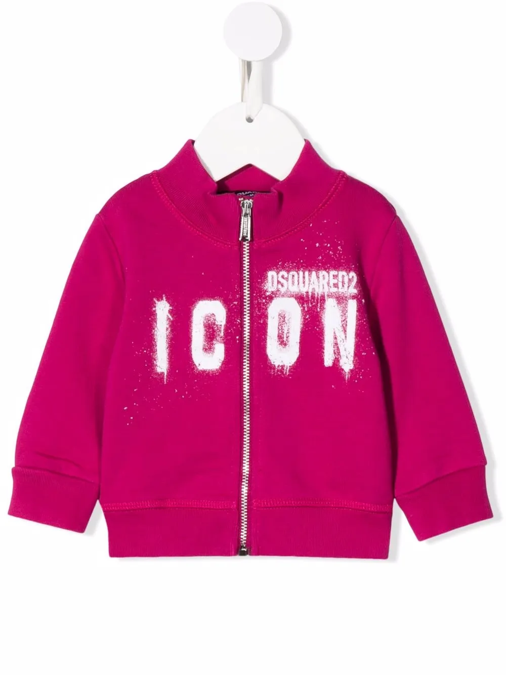 

Dsquared2 Kids sudadera con cierre - Rosado