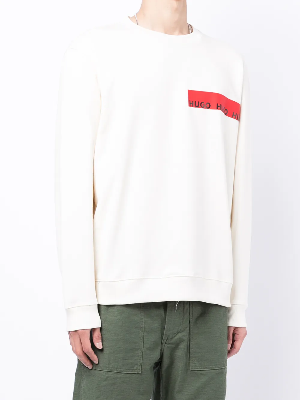 hugo logo印花卫衣 图 3